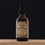 Svasthya Melatonin Liquid back label with ingredients