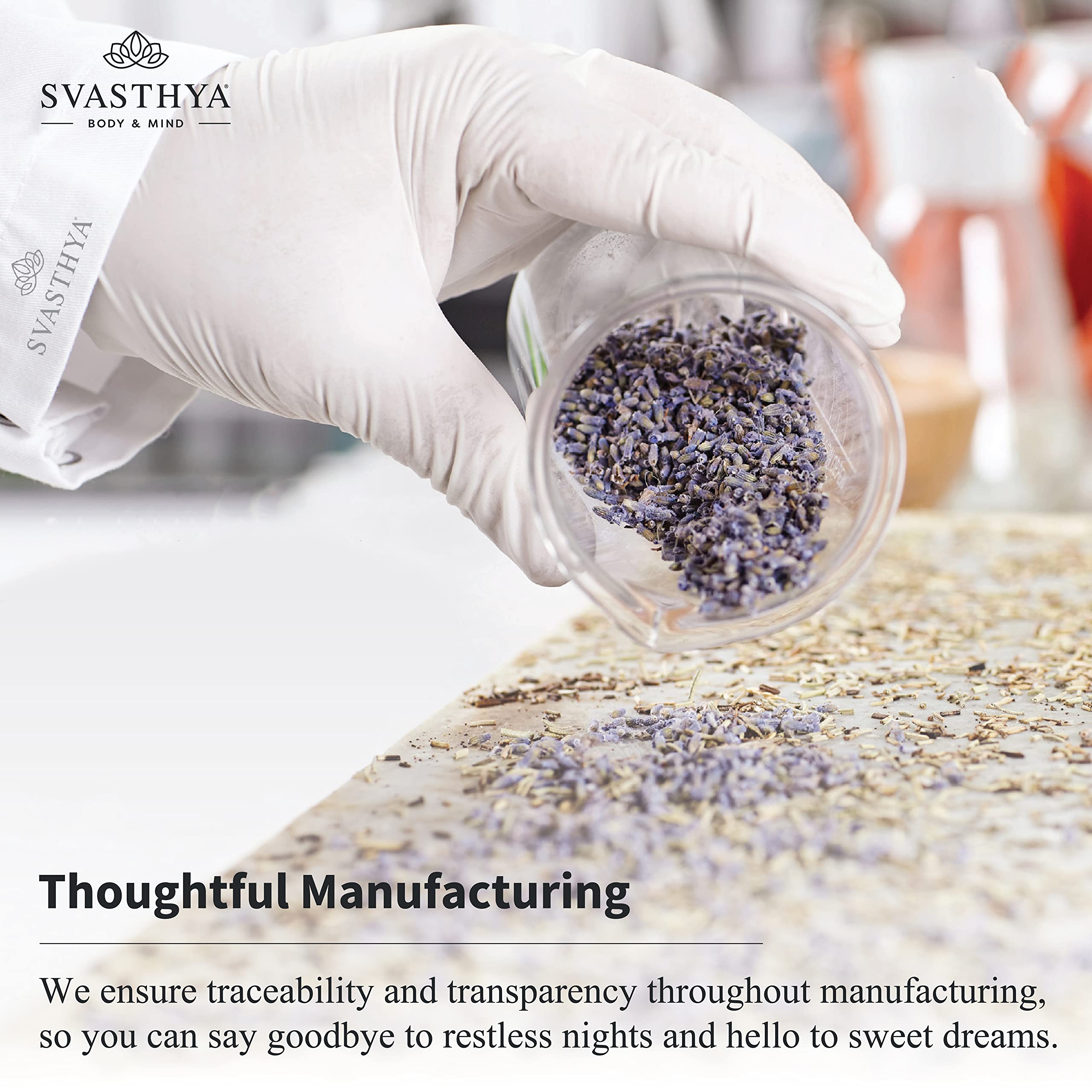 Svasthya Natural Melatonin Liquid Supplement back view