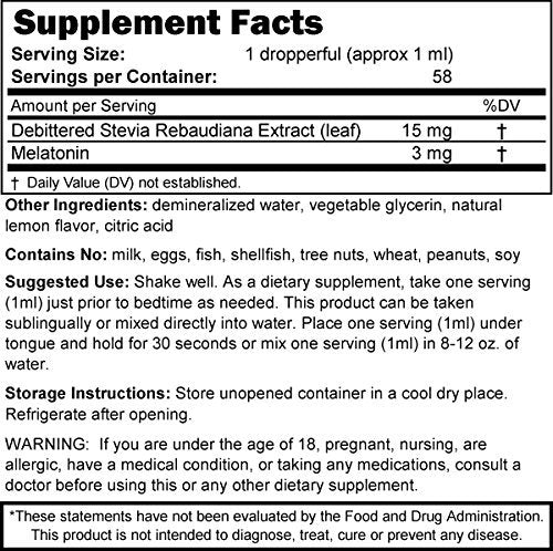 Svasthya Natural Melatonin Liquid Supplement dropper and bottle