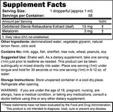 Svasthya Natural Melatonin Liquid Supplement dropper and bottle