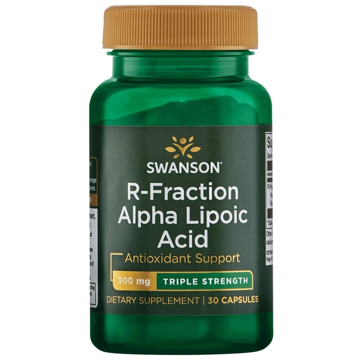 Swanson Alpha Lipoic Acid 300mg supplement bottle front view