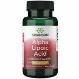 Swanson Alpha Lipoic Acid 600mg capsules front view