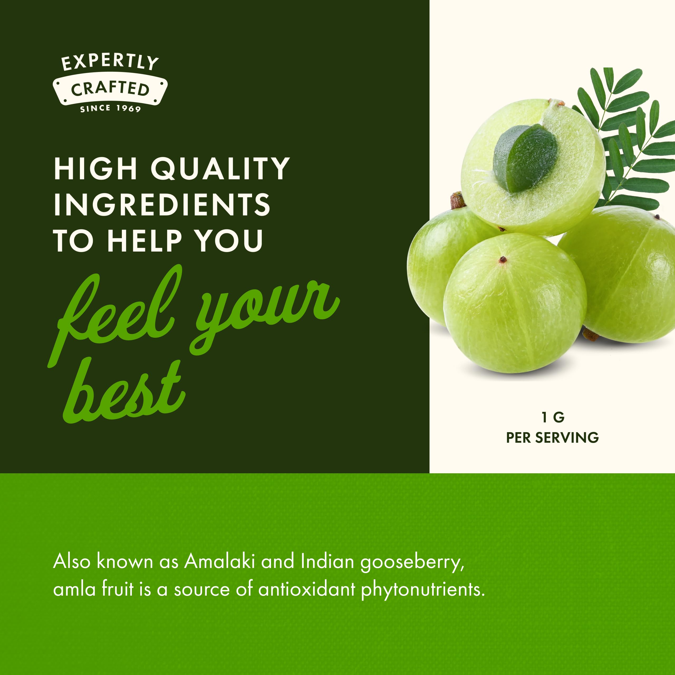 Swanson Amla Fruit Capsules 500mg with a glass of water