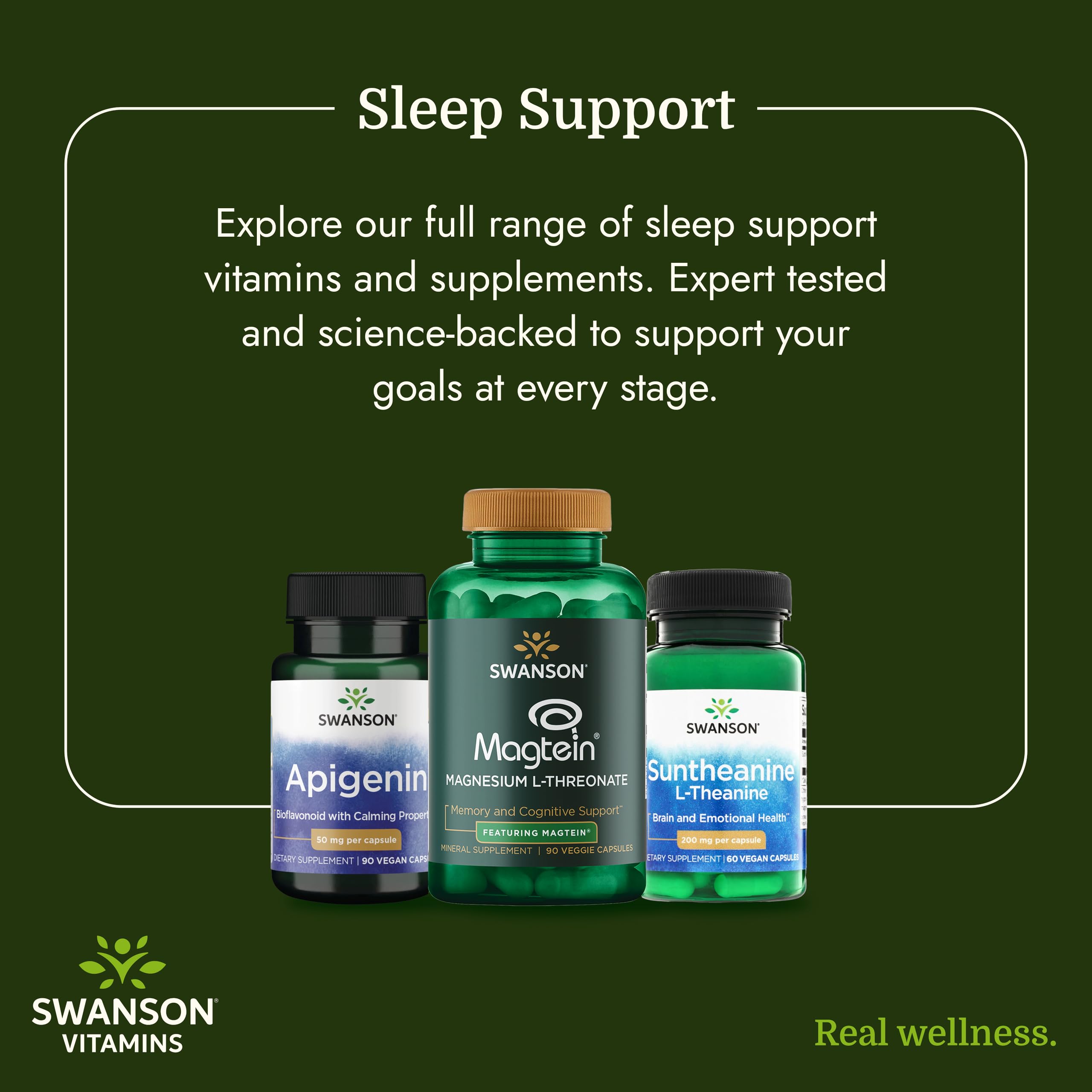 Swanson Apigenin Supplement packaging details