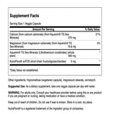 Swanson Aquamin Sea Minerals 900mg supplement side view