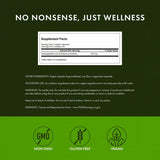 Swanson Ashwagandha Capsules 900mg side view