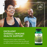 Swanson Ashwagandha & Rhodiola supplement with lifestyle background