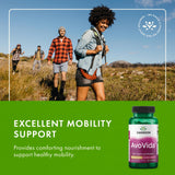Swanson AvoVida Joint Support Supplement 300mg on a wooden table