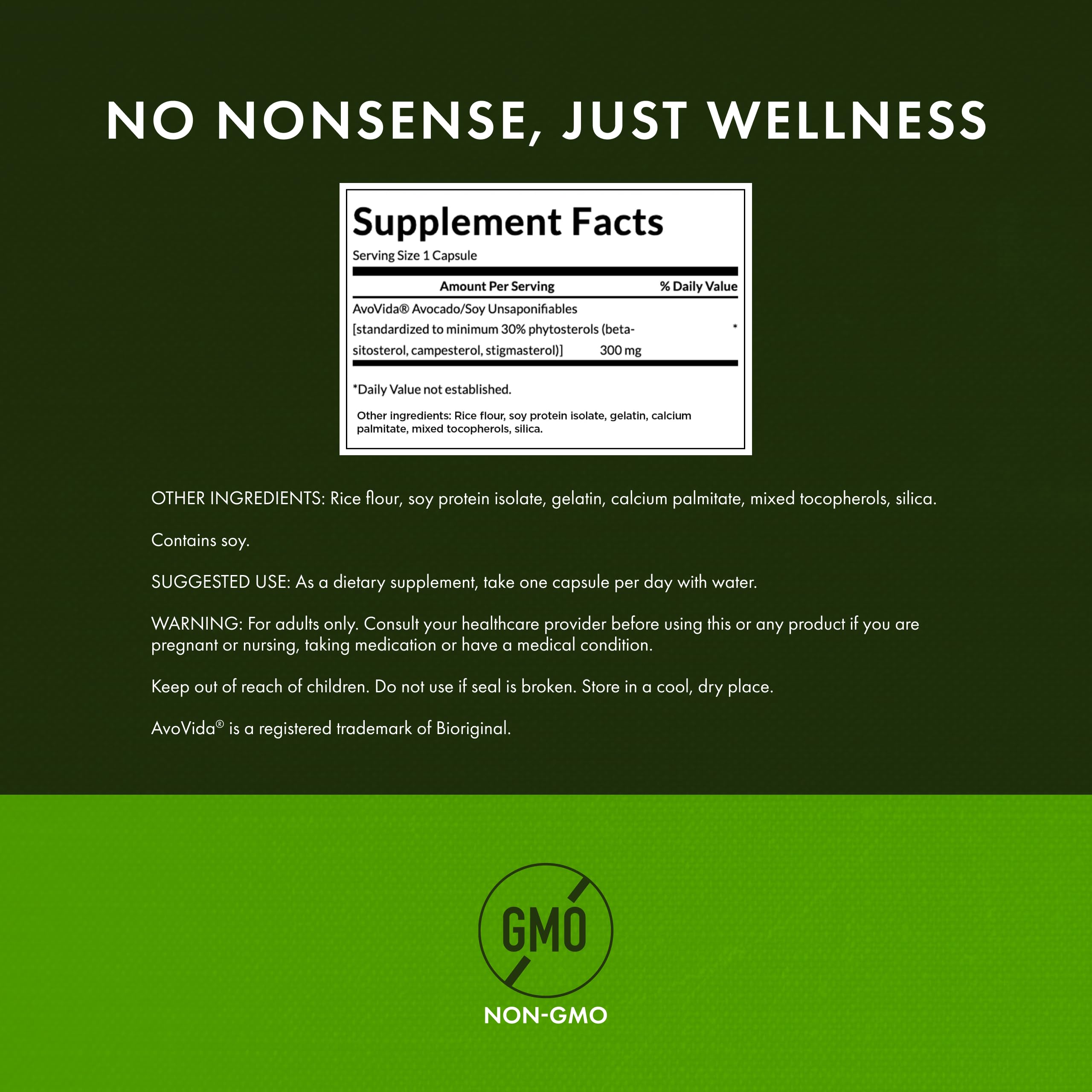 Swanson AvoVida Joint Support Supplement 300mg packaging