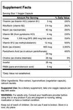 Swanson B-Complex Vitamins 60 Veggie Capsules packaging details