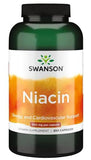 Swanson B3 (Niacin) 500mg capsules packaging