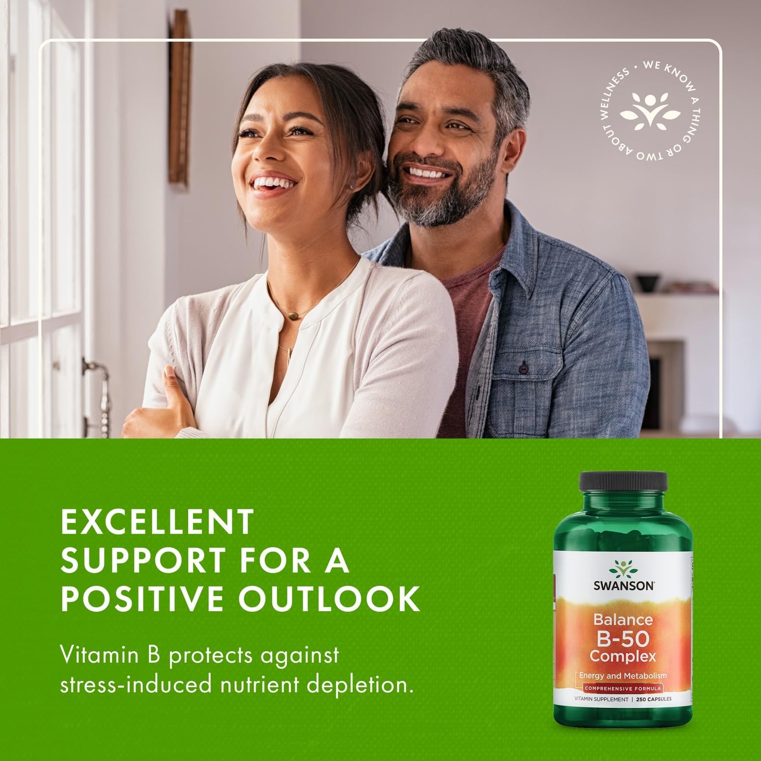 Swanson Balance B-50 Complex B-Complex Supplement packaging
