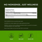 Swanson Bamboo Extract 300mg capsules on a wooden table