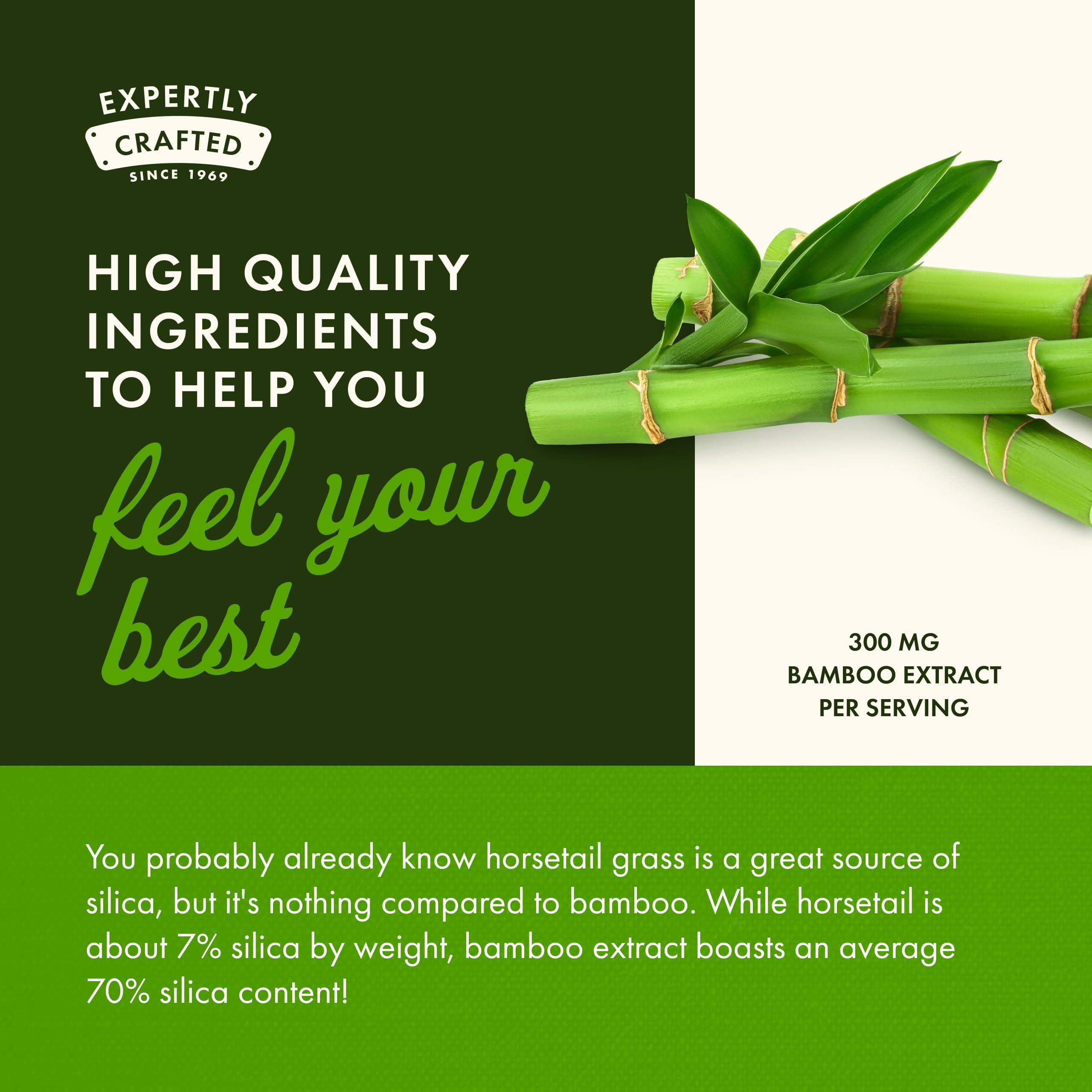 Swanson Bamboo Extract 300mg ingredients list