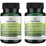Swanson Berberine Advanced 550 mg veggie capsules front view