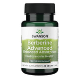 Swanson Berberine Advanced 550 mg veggie capsules front view