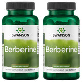 Swanson Berberine HCl 400 mg Capsules front view