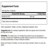 Swanson Berberine HCl 400 mg Capsules side view