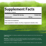 Swanson Berberine HCl 400mg Capsules side view