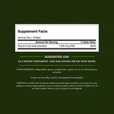 Swanson Beta-Carotene Softgels 7500 mcg side view