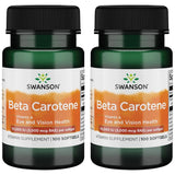 Swanson Beta Carotene Supplement 3000 mcg RAE front view
