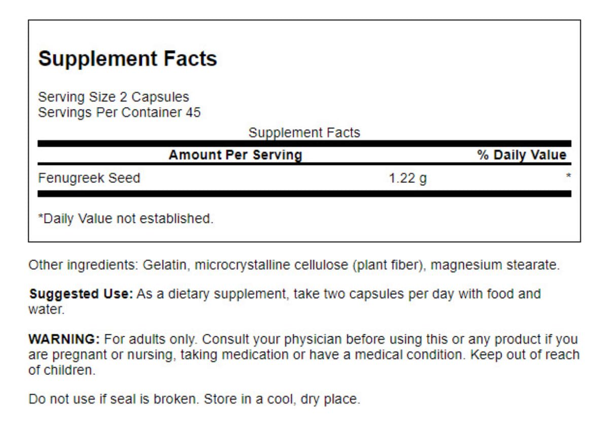Swanson Blended Vitamin & Mineral Supplement side view showing ingredients
