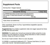Swanson Boswellia Serrata Extract Capsules 125mg side view