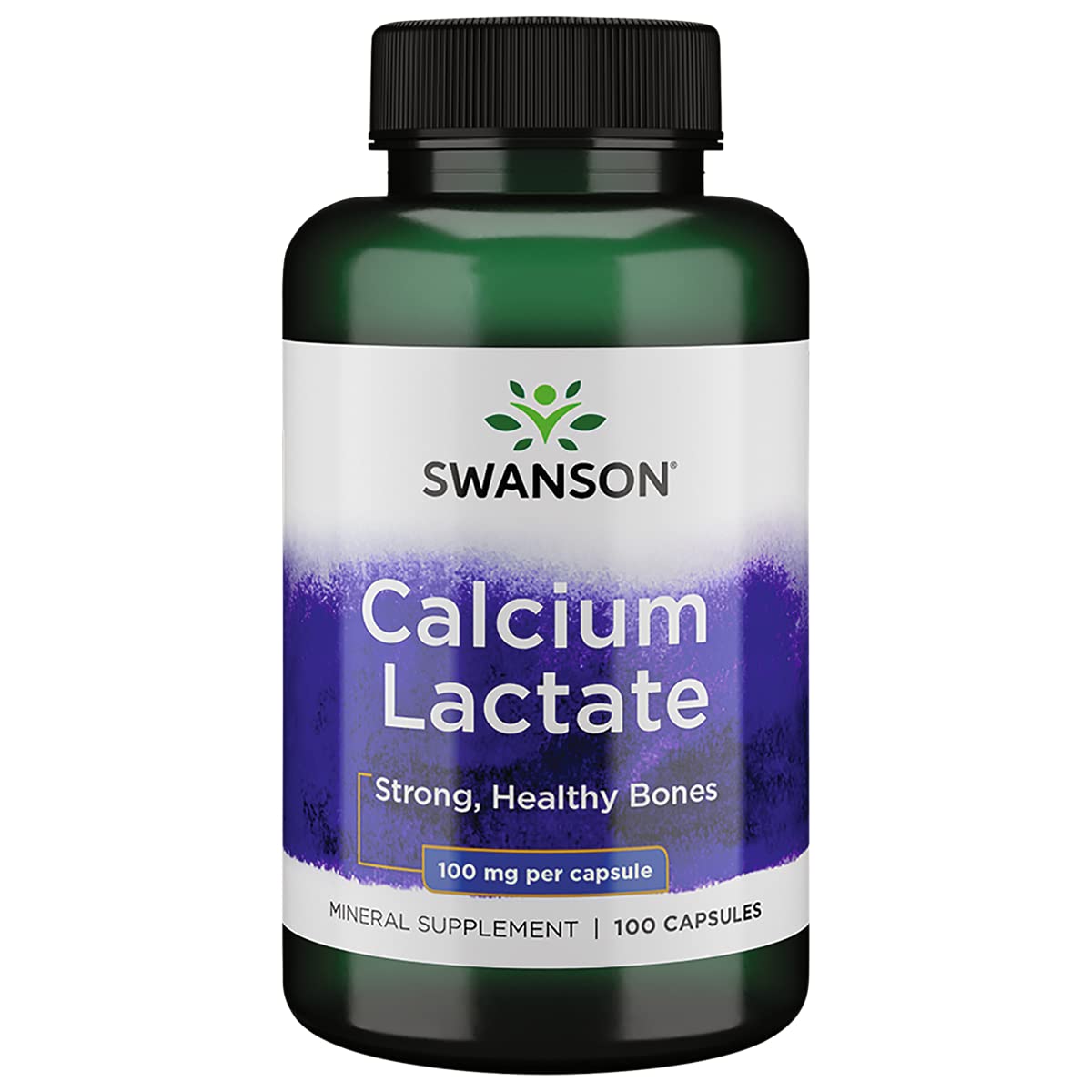 Swanson Calcium Supplement 68g front view