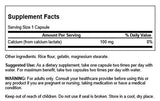 Swanson Calcium Supplement 68g side view