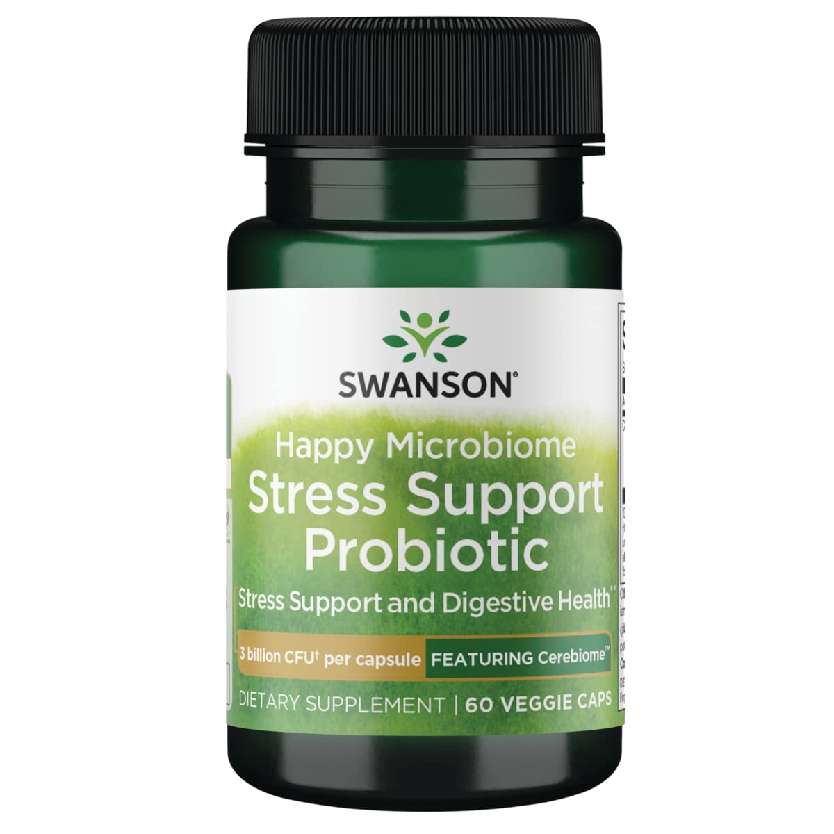 Swanson Cerebiome Probiotic Supplement 54g front view