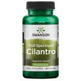 Swanson Cilantro Herbal Supplement 425mg capsule bottle front view