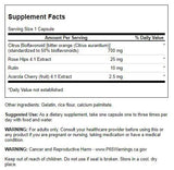 Swanson Citrus Bioflavonoids Complex 700mg capsule bottle side view
