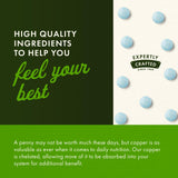 Swanson Copper Mineral Supplement 200g ingredients list
