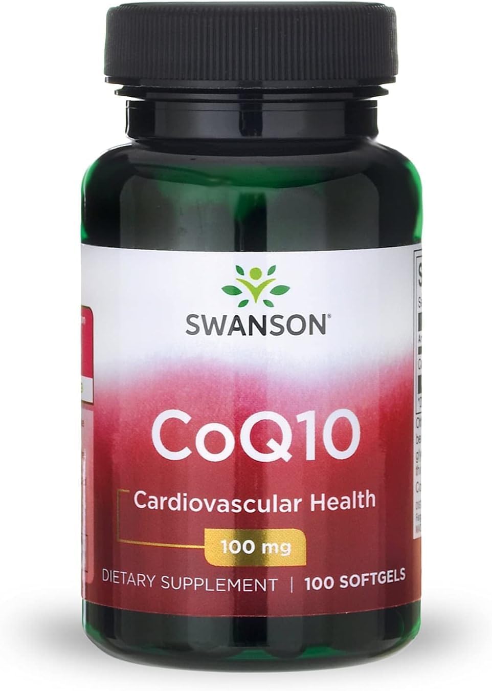 Swanson CoQ10 Softgels 100mg front view
