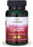 Swanson CoQ10 Softgels 100mg front view