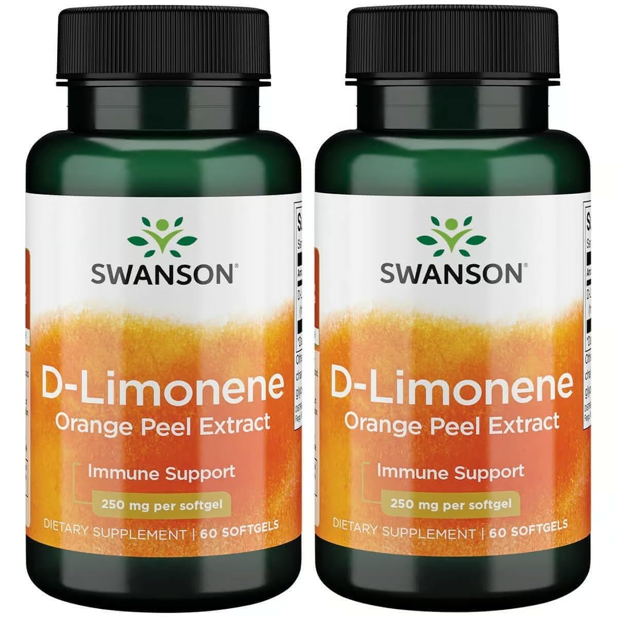 Swanson D-Limonene Supplement 250mg capsule front view