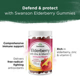 Swanson Elderberry Gummies with ingredients list