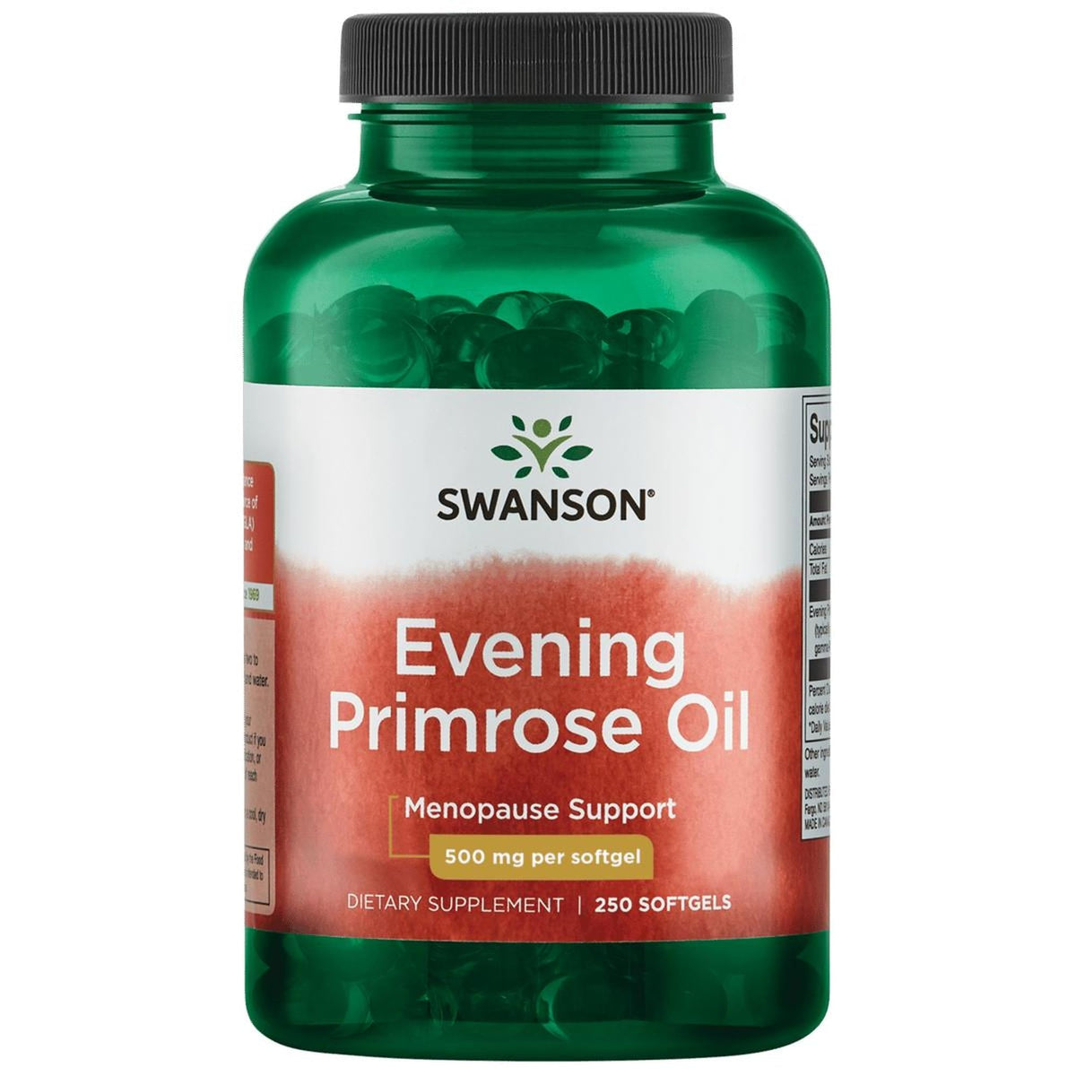 Swanson Evening Primrose Oil 1000mg capsules front view