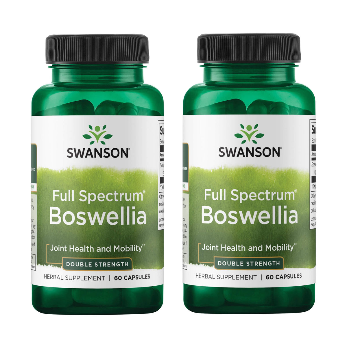 Swanson Full Spectrum Boswellia Serrata 800mg supplement front view