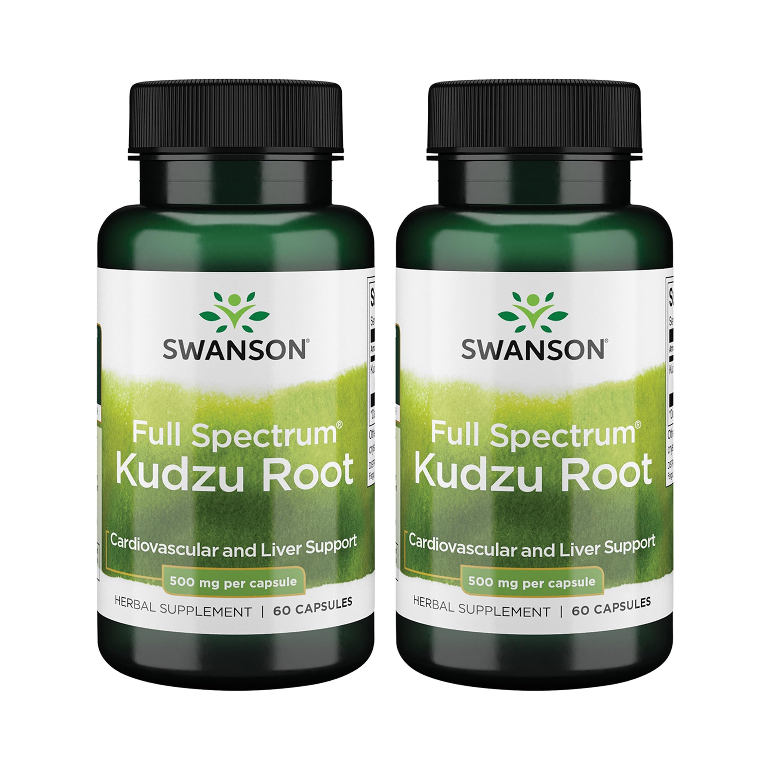 Swanson Full Spectrum Kudzu Root 500mg supplement front view