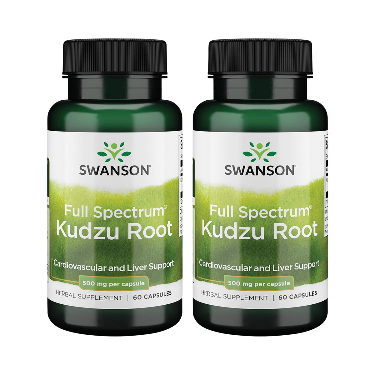 Swanson Full Spectrum Kudzu Root 500mg supplement front view