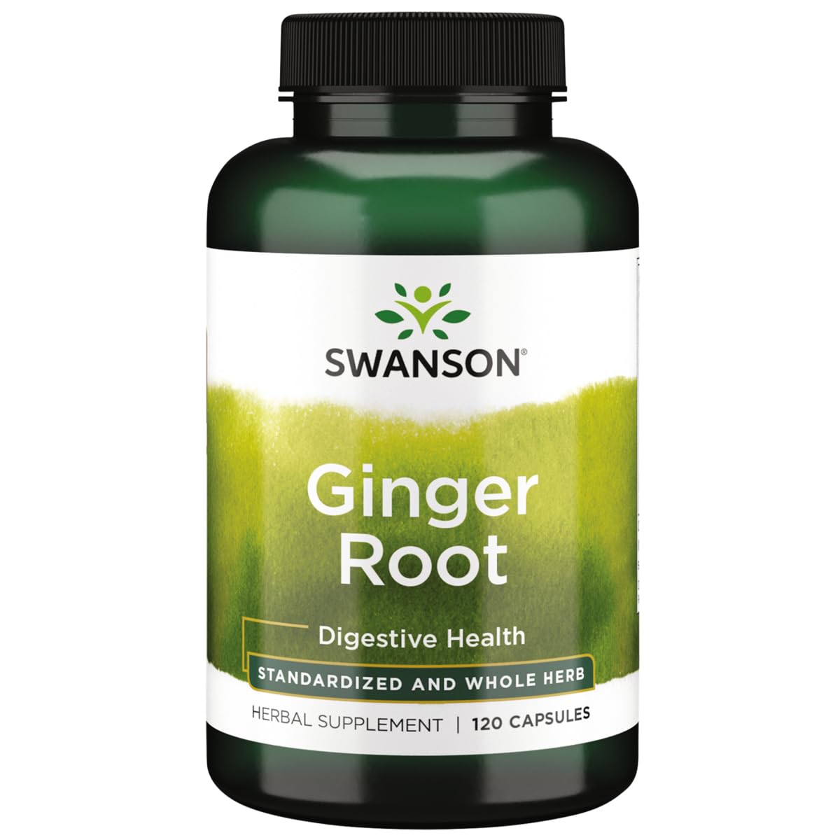 Swanson Ginger Root Extract 250mg capsules front view