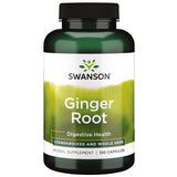 Swanson Ginger Root Extract 250mg capsules front view