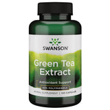 Swanson Green Tea Extract Capsules 200mg front view