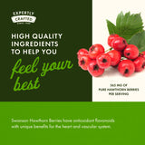 Swanson Hawthorn Berry Supplement 250g ingredients list