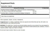 Swanson Hawthorn Extract 500mg capsules packaging side view