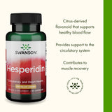 Swanson Hesperidin 500mg supplement label close-up
