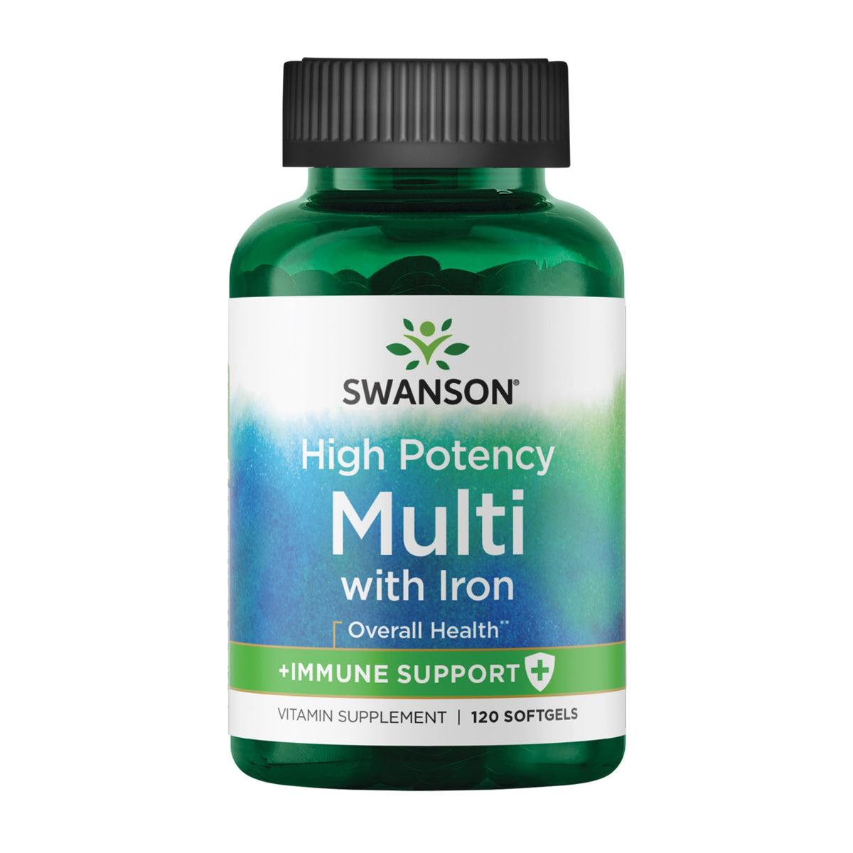 Swanson High Potency Multivitamin bottle front view
