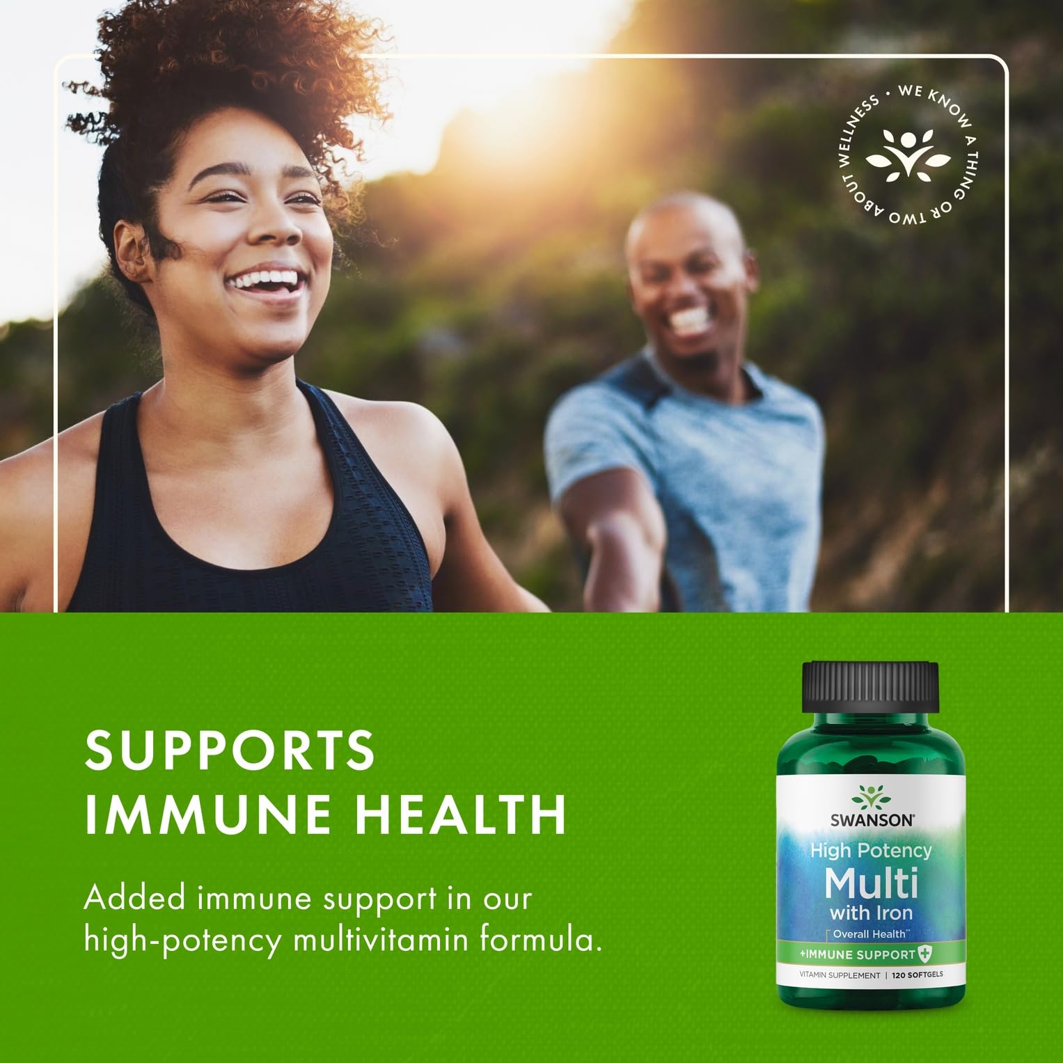 Swanson High Potency Multivitamin packaging details