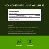 Swanson Horsetail Supplement 500mg capsules side view